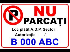 indicator nu parcati loc platit